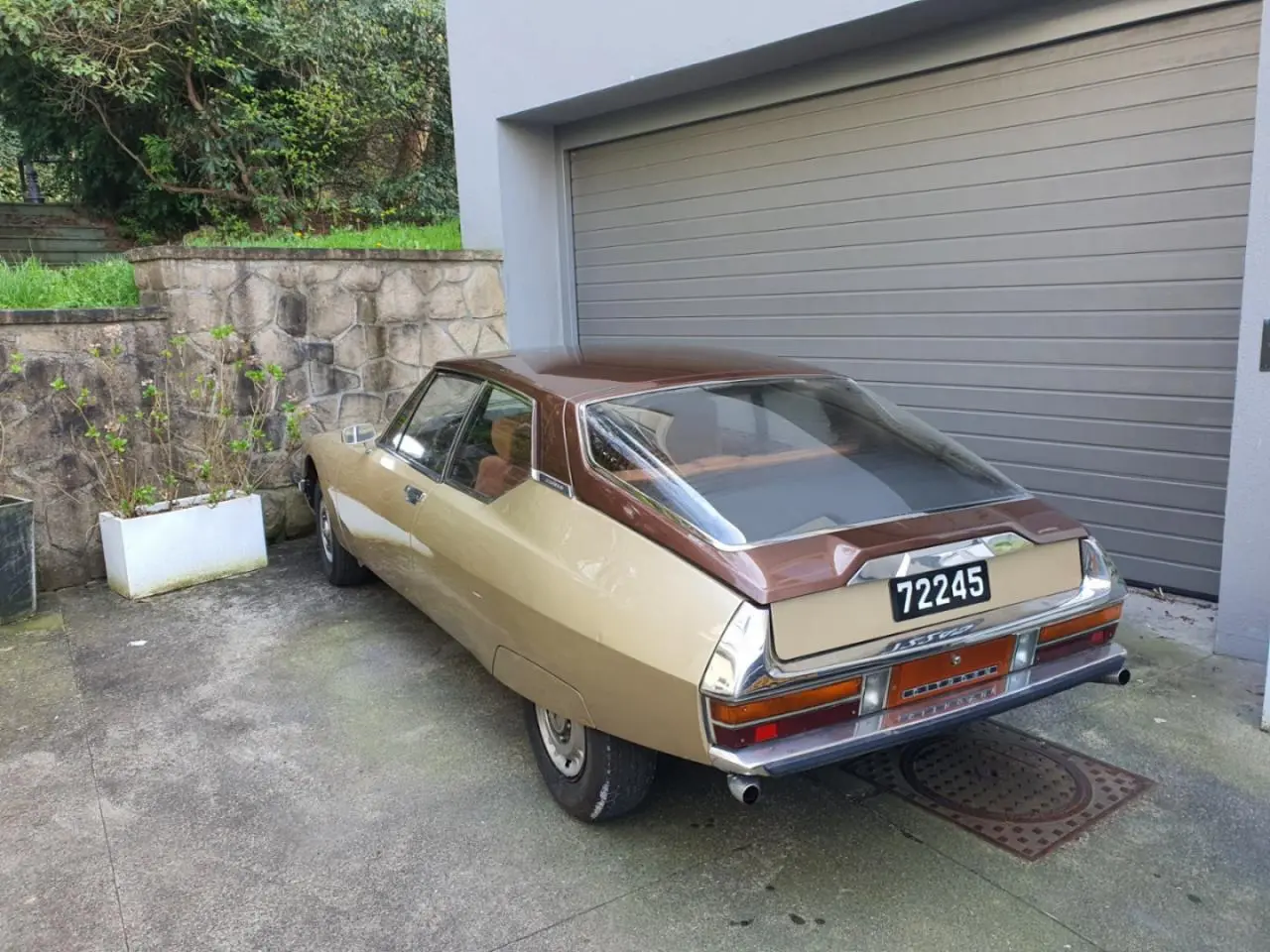 Citroën SM Carbu Heckansicht
