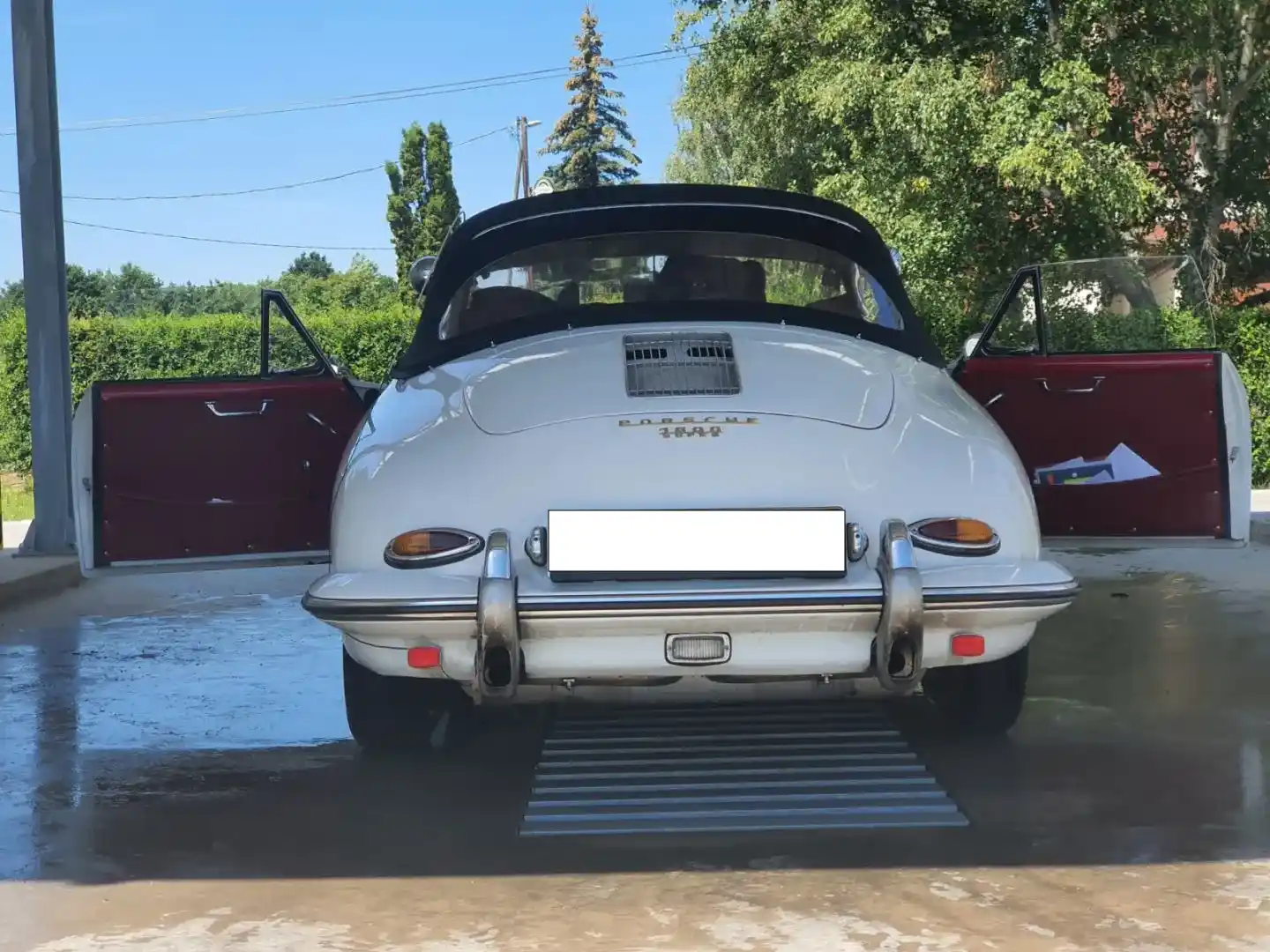 Porsche 356 Gendarmerie Seitenansicht